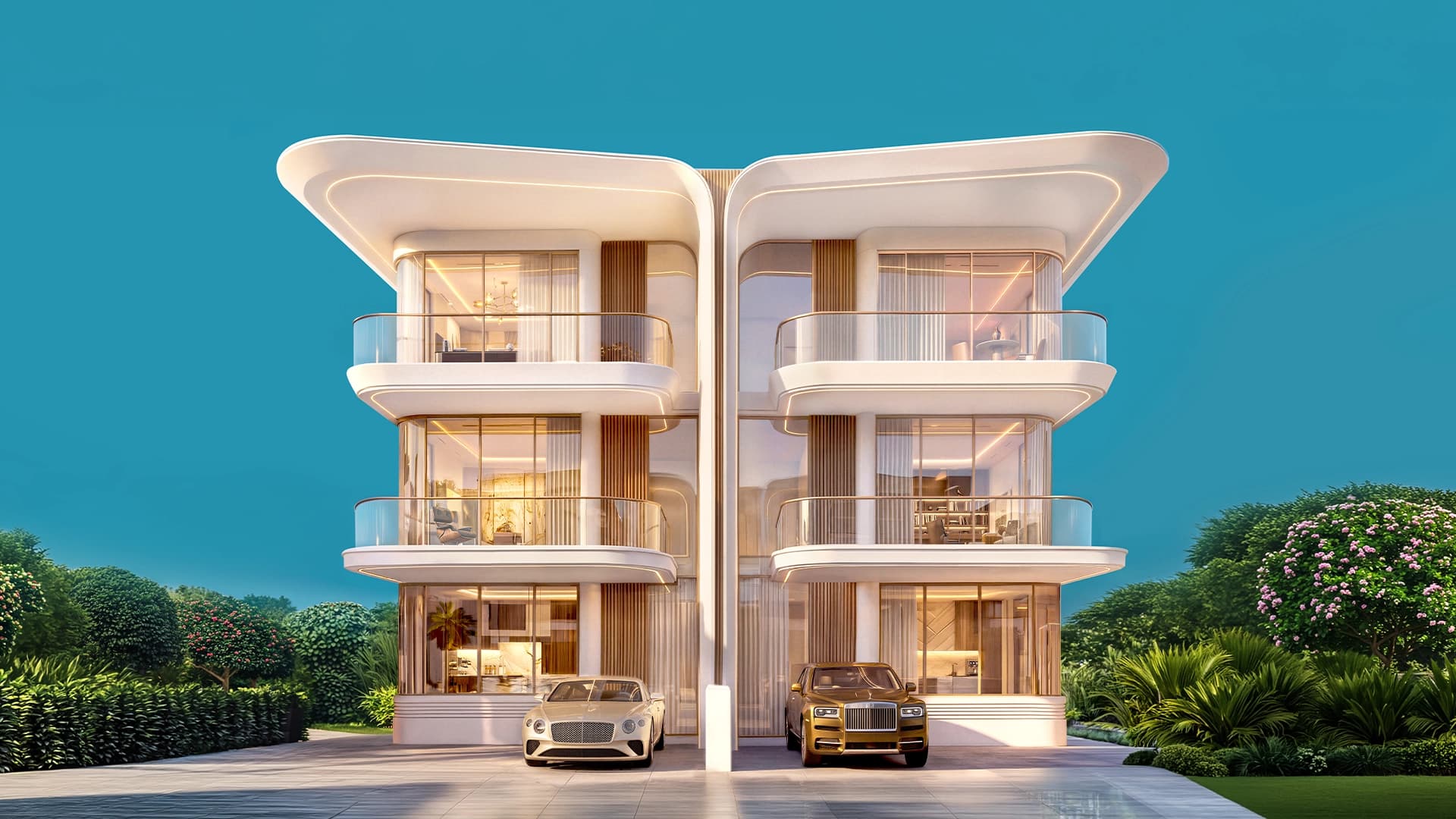 Exterior view of Greenz by Danube in Academic City Dubai
